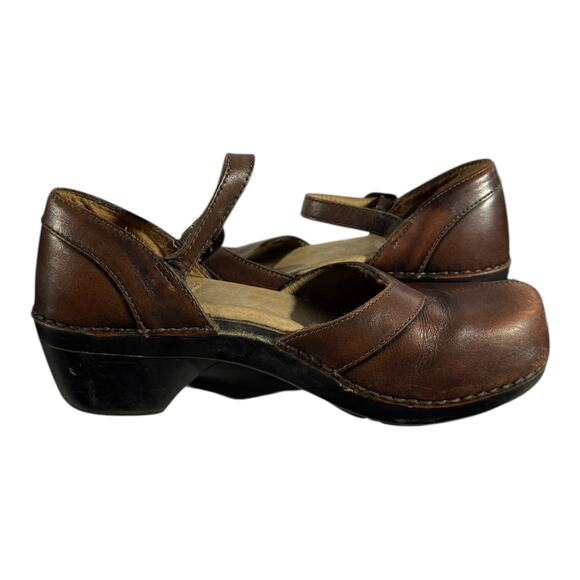 Dansko Mary Jane Shoes, Size EU 40  (US Size 9), Brown Leather - Picture 7 of 8